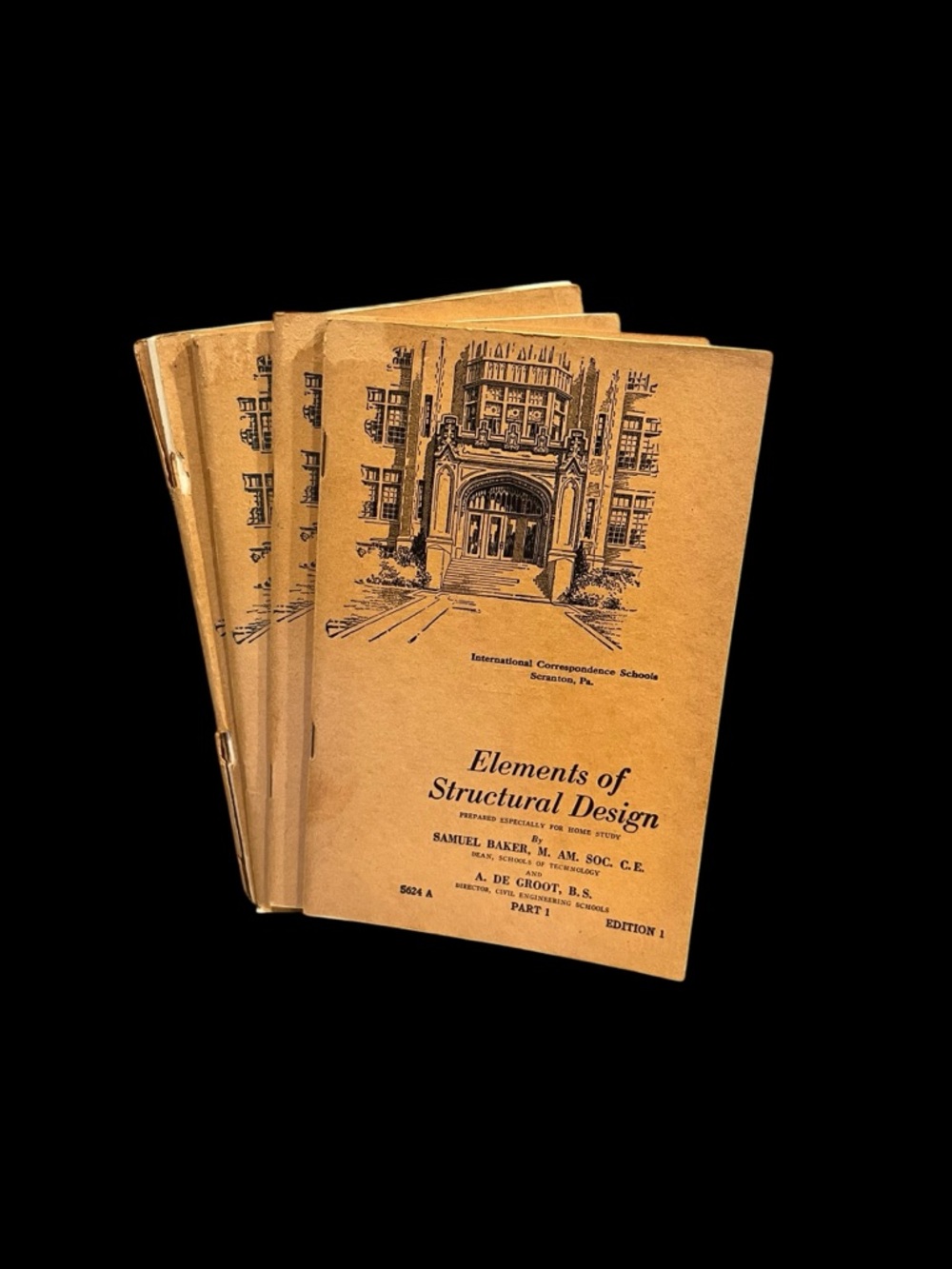 VTG Elements of Structural Design International Correspondence School 1946 Lot
